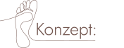 Konzept Fuß